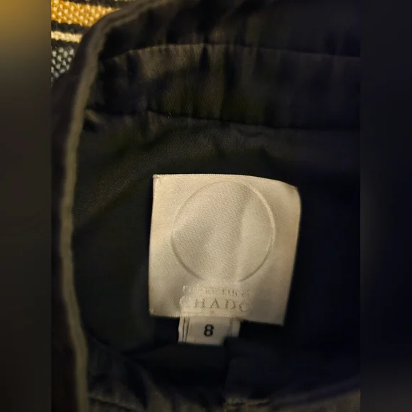 Ralph Rucci Chado Dress Size 8 Oriental Style Half Sleeve Lined - Picture 6 of 9